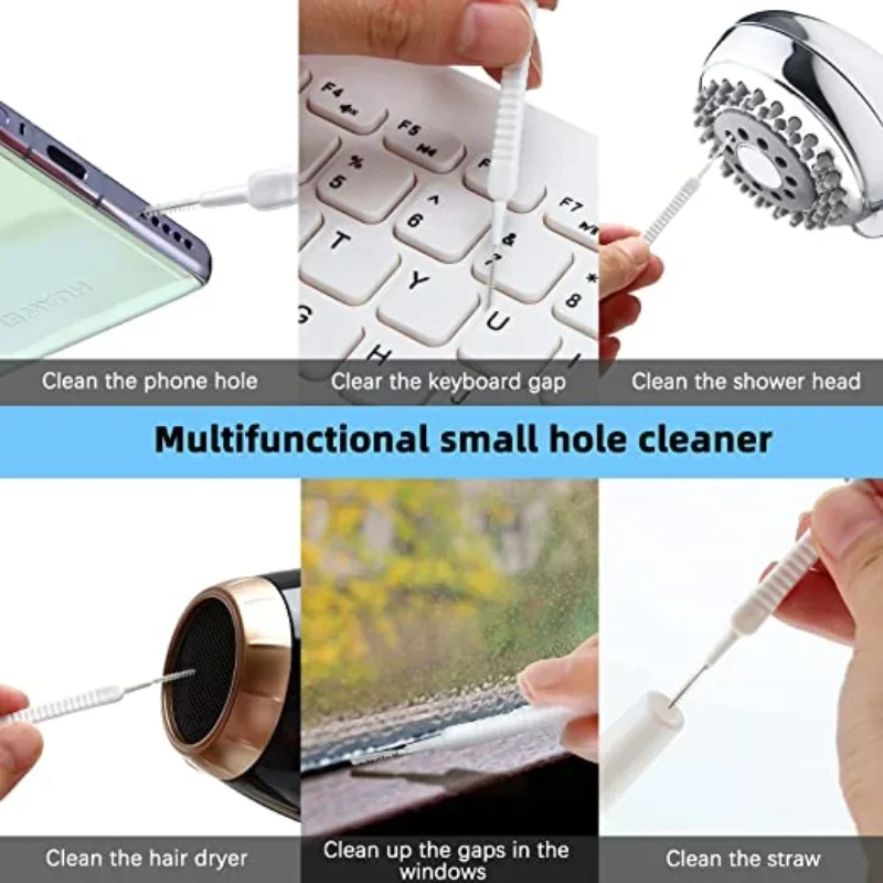 Mini Cleaning Brush Keyboard Cleaner Brush Shower Head Hole Gap Anti-Clogging Cleaning Brush Phone Charge Port Dust Remover Tool