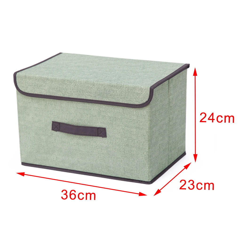 صندوق تخزين قابل للطي، منظم خزانة صندوق تخزين لخزانة الكتب، قماش غير منسوج #6