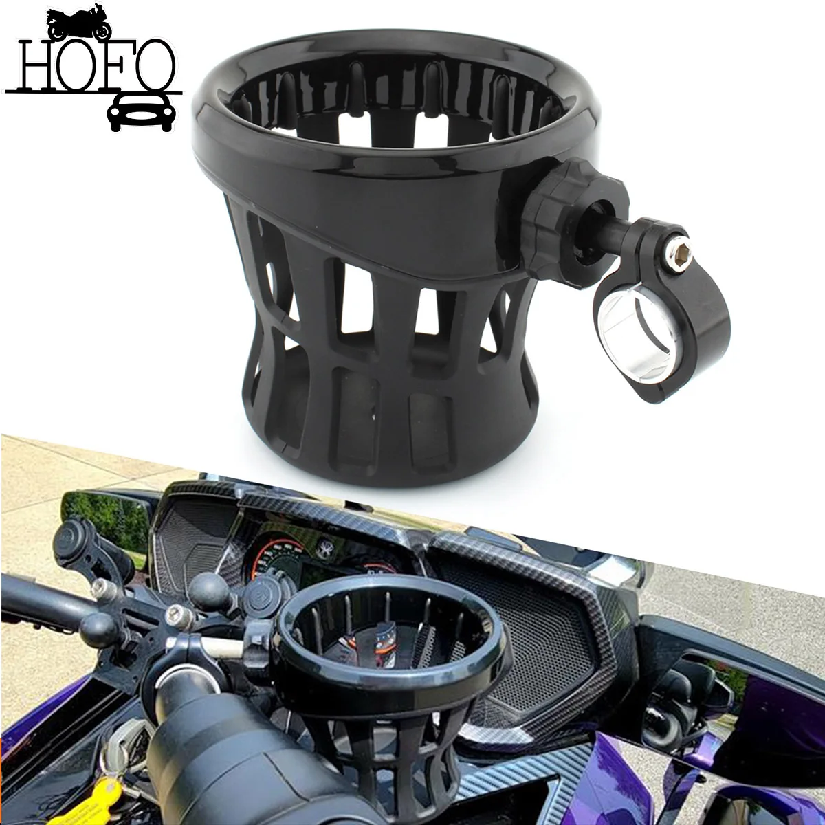 Motorcycle Accessories Motorcycle Cup Holder Bicycle Bottle Holder Motorbike Drink Cup Bracket For 1-1/4 (1.25