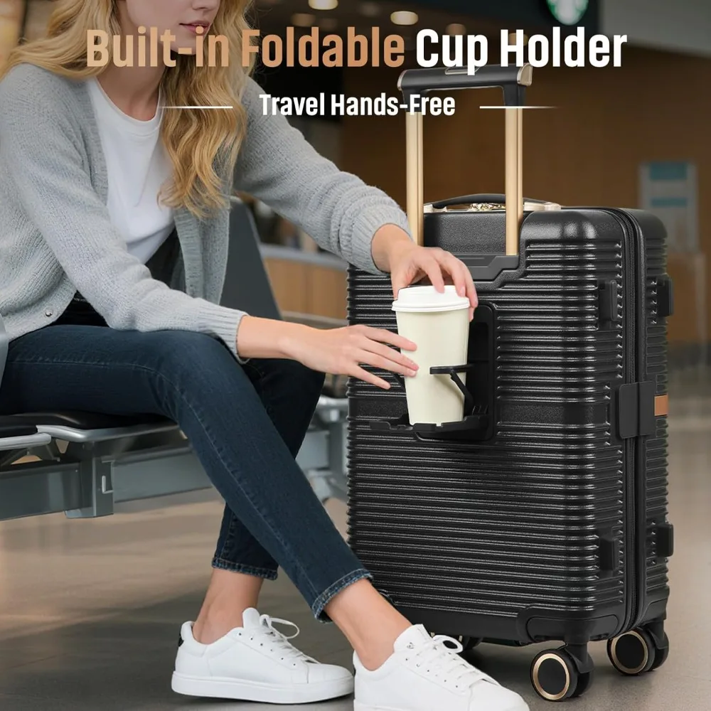 Durable ABS Hardshell 20 Inch Spinner Luggage with TSA Lock for Business and Travel Suitcase