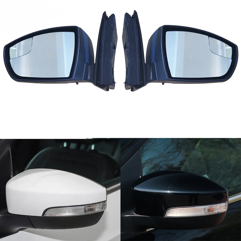 Auto Electric Adjust Manual Fold Turn Signal Side Mirror Assembly For Ford Focus 2012 2013 2014 2015 2016 2017 2018 USA Model