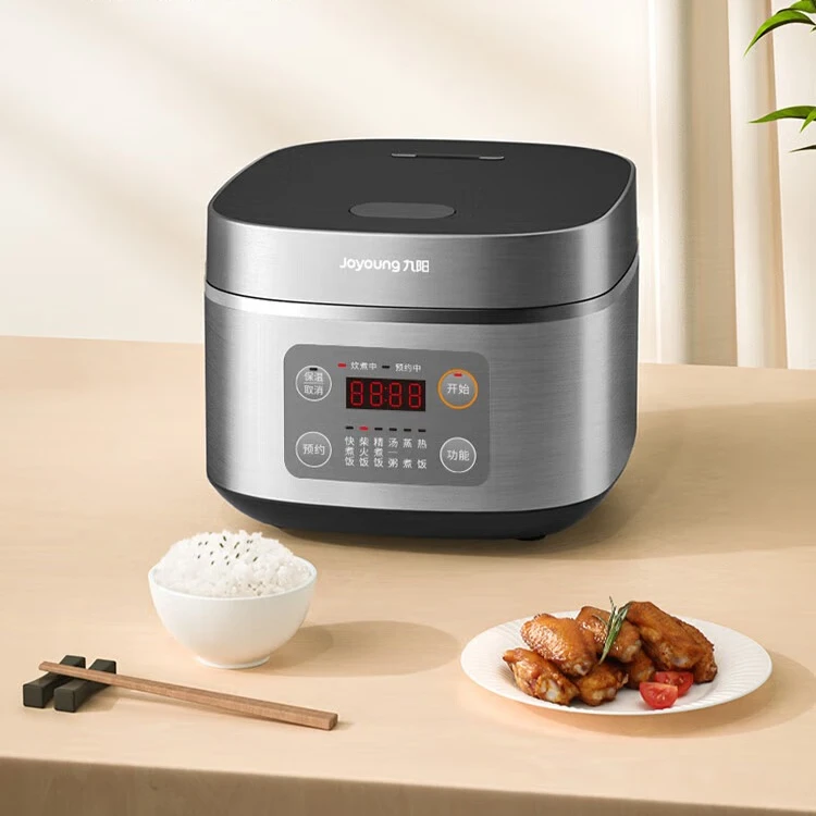 وعاء داخلي سميك غير لاصق من Joyoung، وعاء طبخ أرز متعدد الوظائف عالي الطاقة 3 لتر لـ 2-3 أشخاص، طبخ بالضغط الدقيق
