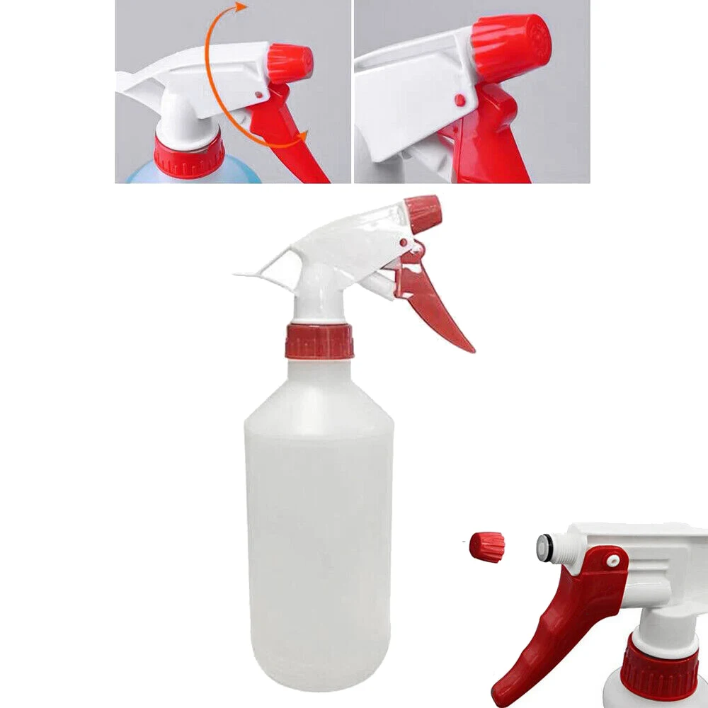 New 500Mlx5 Packs Plastic Trigger Spray Bottles 16 Oz Foaming Cleaning Commercial Sprayers