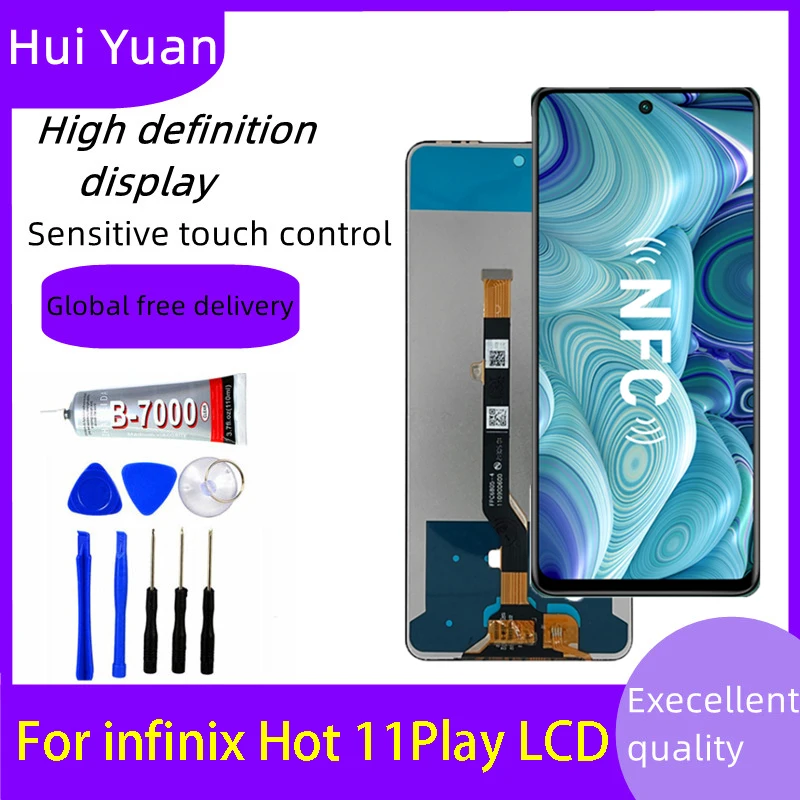 High Quality ORIGINAL Lcd For INFINIX HOT 11S X6812 LCD Display Screen Touch Sensor Digitizer