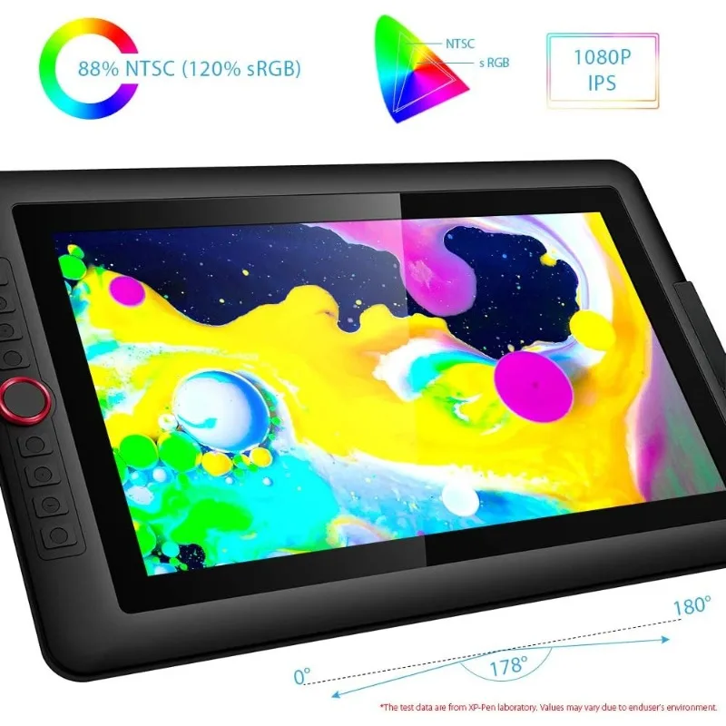 home.home.15.6 Inch Drawing Tablet with Screen Artist 15.6 Pro Tilt Support 8192 Levels Pressure Sensitive & 8 Shortcut Keys