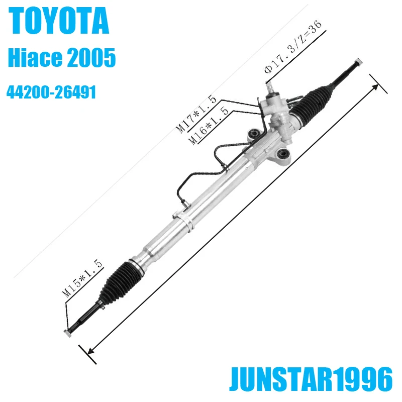 Hiace 2005 Quantum Ventury Ventury 44200-26491 RHD steering rack