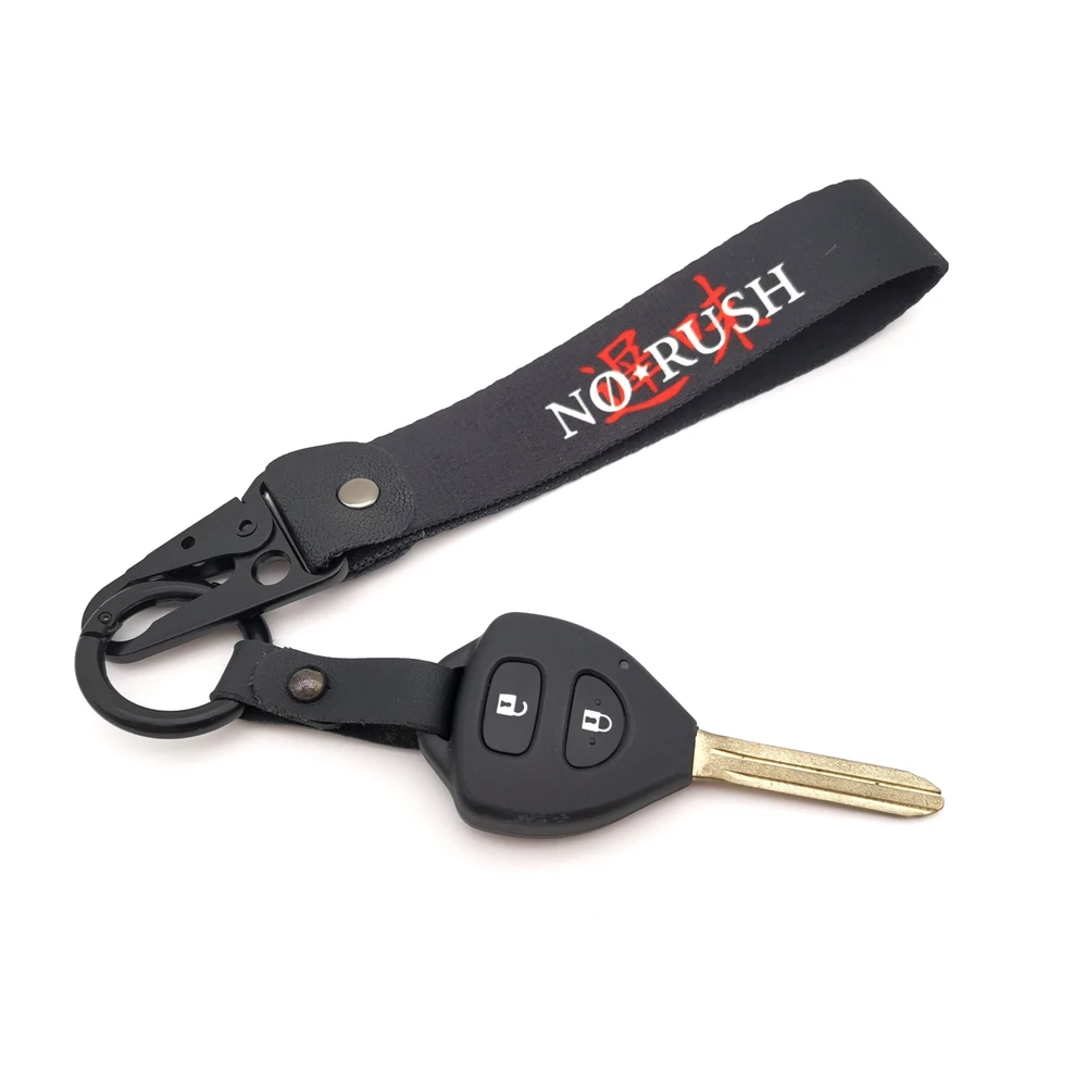 Car Motorcycle Keychain Holder JDM Key Ring Buckle Lanyard Keyrings For VW Honda Toyota Subaru Decorative Pendant Accessories