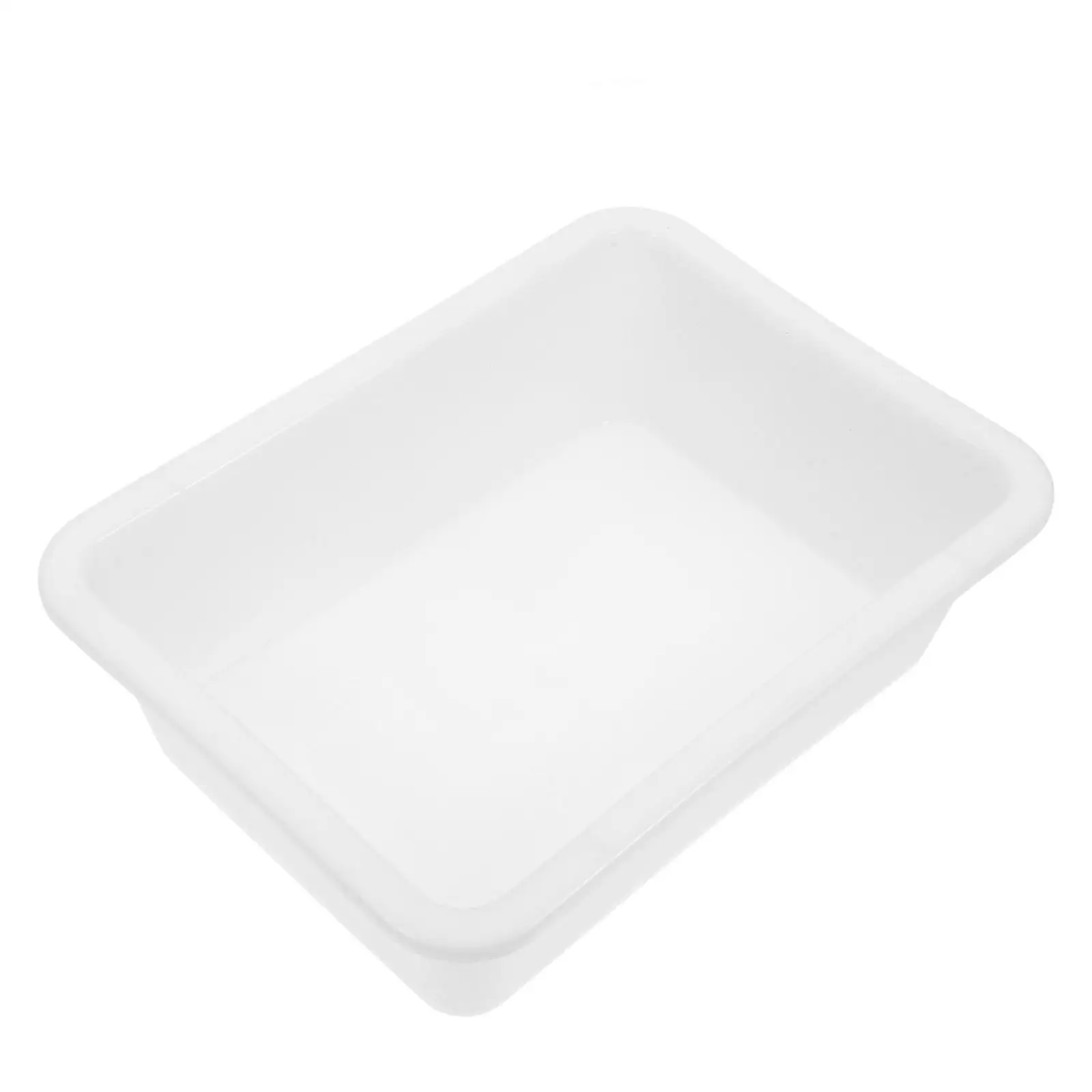 

Chemical Experiment Laboratory Square Plate White Plastic Laboratory Plate Leak-proof Storage Tool Square Teaching Supplies