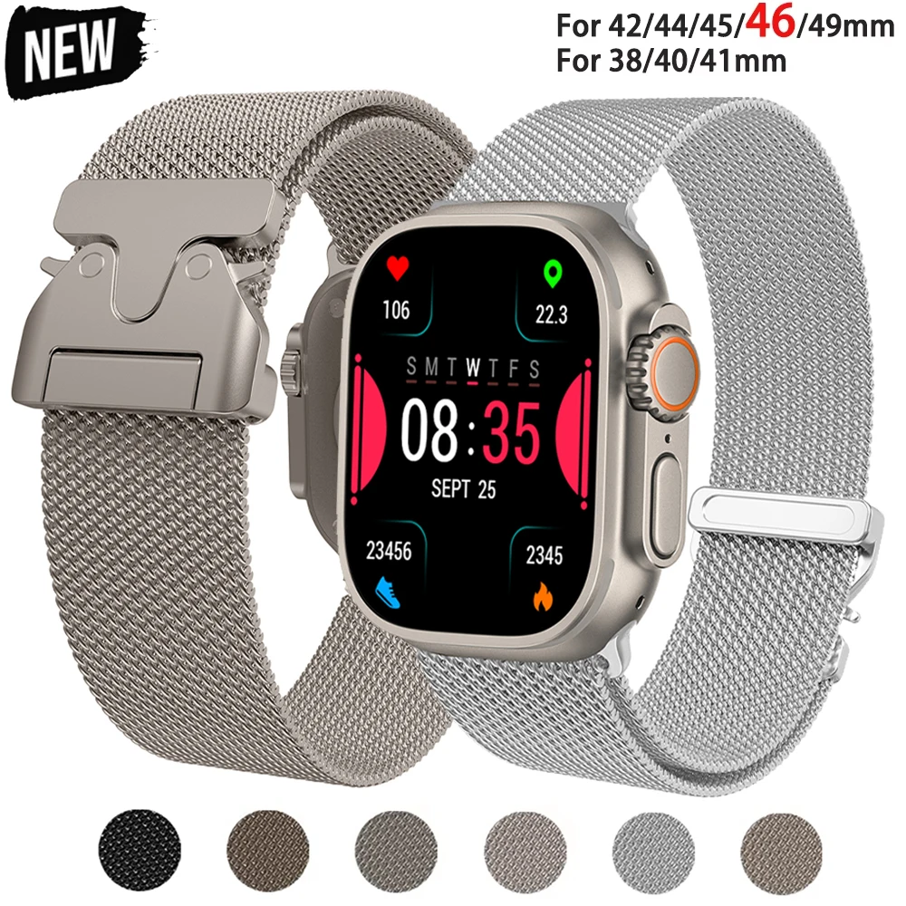 

Ремешок для Apple watch band 46 мм 42 мм 49 мм 45 мм 44 мм 42 мм 41 мм, браслет correa для iWatch Series 10 9 8 7 6 5 4 SE Ultra 3