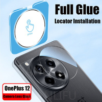 Full Glue Camera Lens Tempered Glass for OnePlus 12 Camera Protectors for One Plus 1+ 12 Film Lens Cover Locator Installation