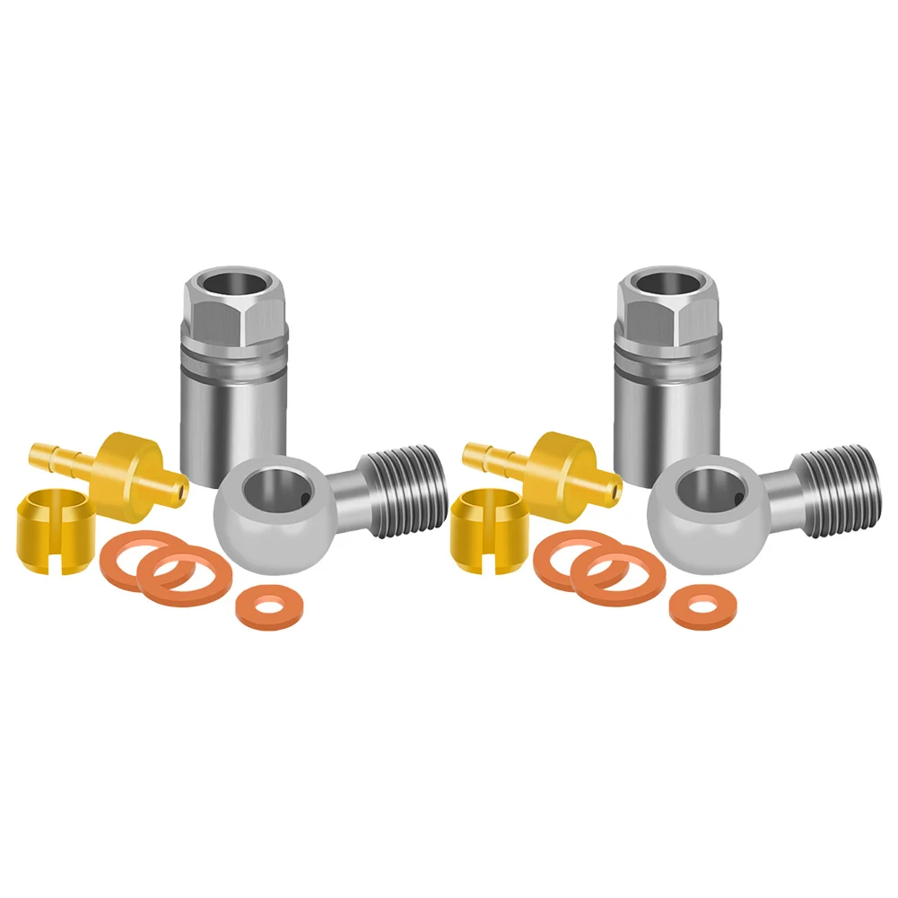 

For Bike Brake Systems 5mm Hose Size Cable End Hose Connector Hose Connector For HOPE Brake HOPE Connector Kit