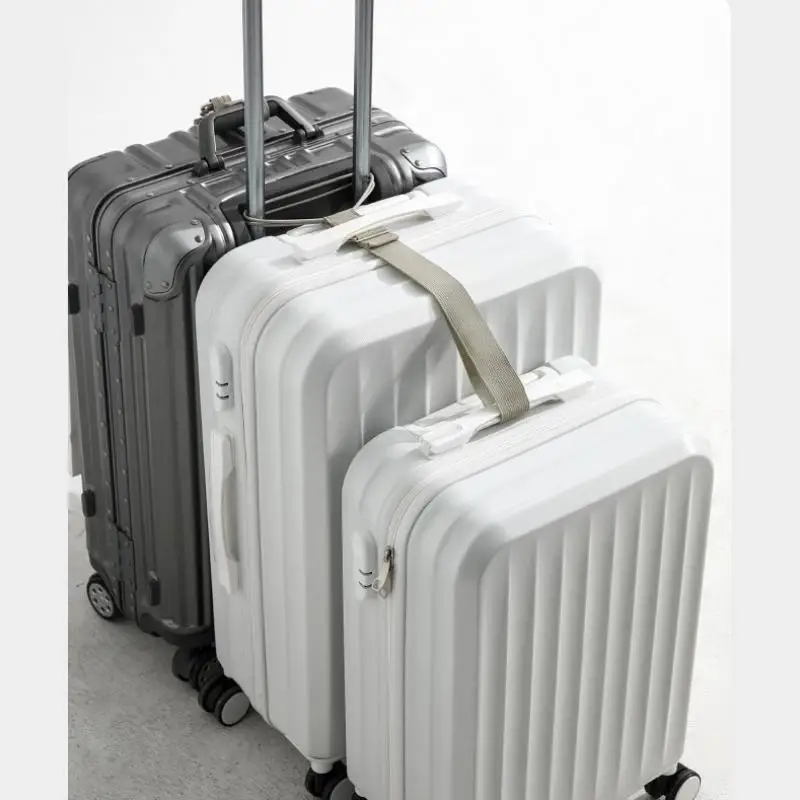 1Pcs Adjustable Luggage Tie-Down for Travel Bags, Universal Elastic Suitcase Secure Strap with Hook