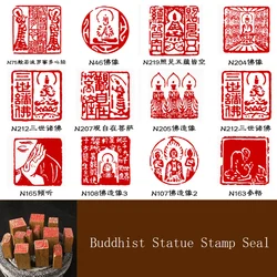 Useful Different Kinds of Finished Buddha Statue Pattern Stone Stamp Seal For Soft hard-pen Calligraphy Xian Zang