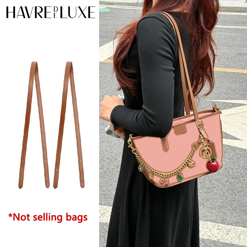 Fine Dense Stitching Bag Strap For Taxi21 Hand‑painted Edge Shoulder Strap Armpit Replace With Decorative Chain Bag Accessories