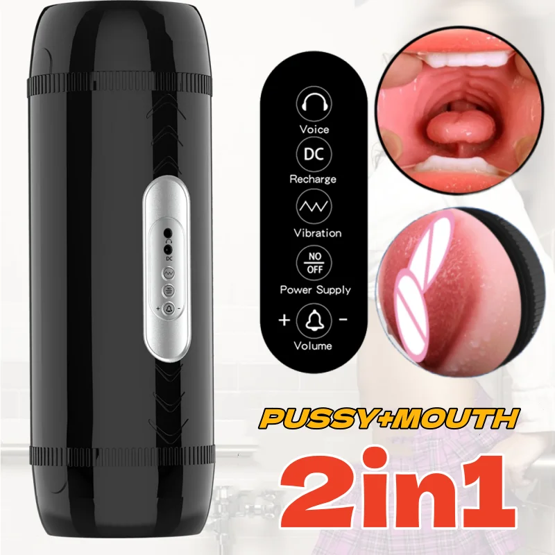 Vibrador automático Sex Toys para homens, vibrador masculino, masturbador do pénis, buceta oral, broche real, sexmachine da vagina, chupando o copo