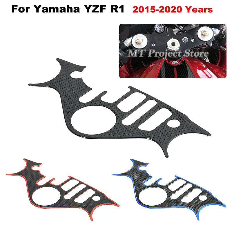 

Защитная пластина бака мотоцикла, значок вилки, крышка рулевого кронштейна, наклейка, наклейка для Yamaha YZF-R1 YZF R1 YZFR1 2015-2020