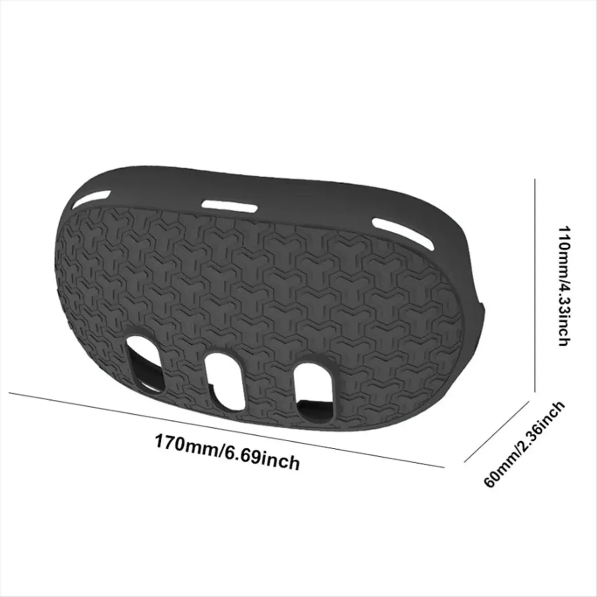 

Protective Lens Cover for Quest 3 Replacement Leak-Proof Nose Pads VR Accessories 7-Piece Silicone Protective Case White