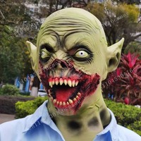 Vampire Mask Halloween Scary Dracula Monster Latex Masks Party Dress Helmet Horror Demon Zombie Cosplay Costume Prop W24-522