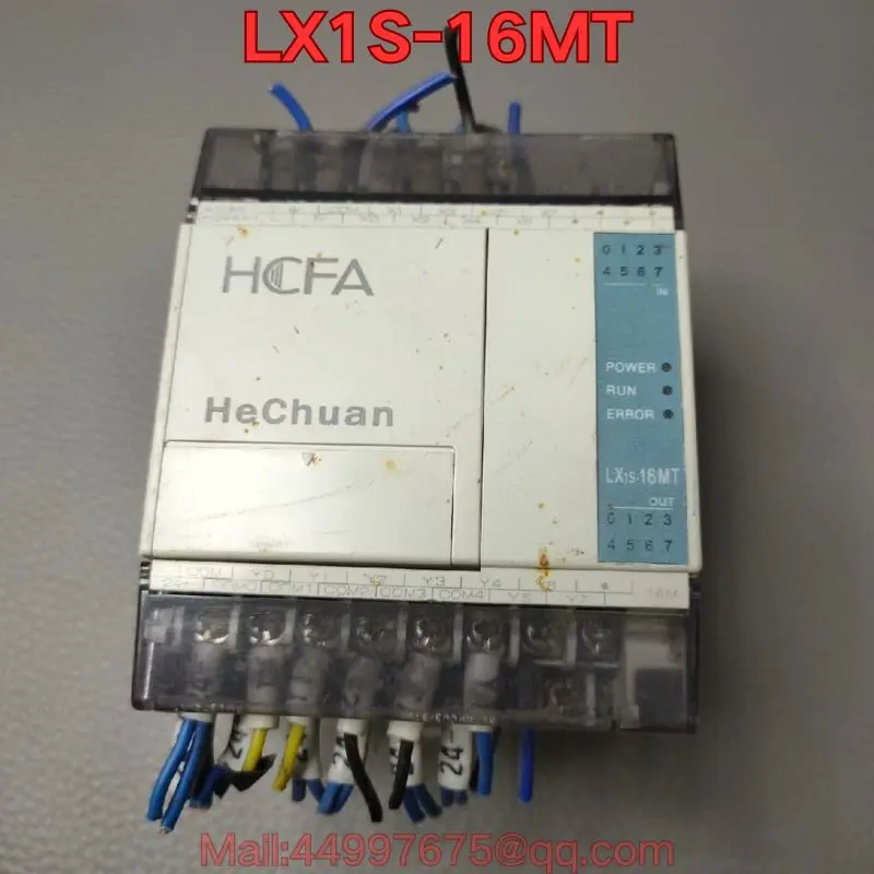 

Подержанный функциональный тест контроллера ПЛК LX1S-16MT обычно