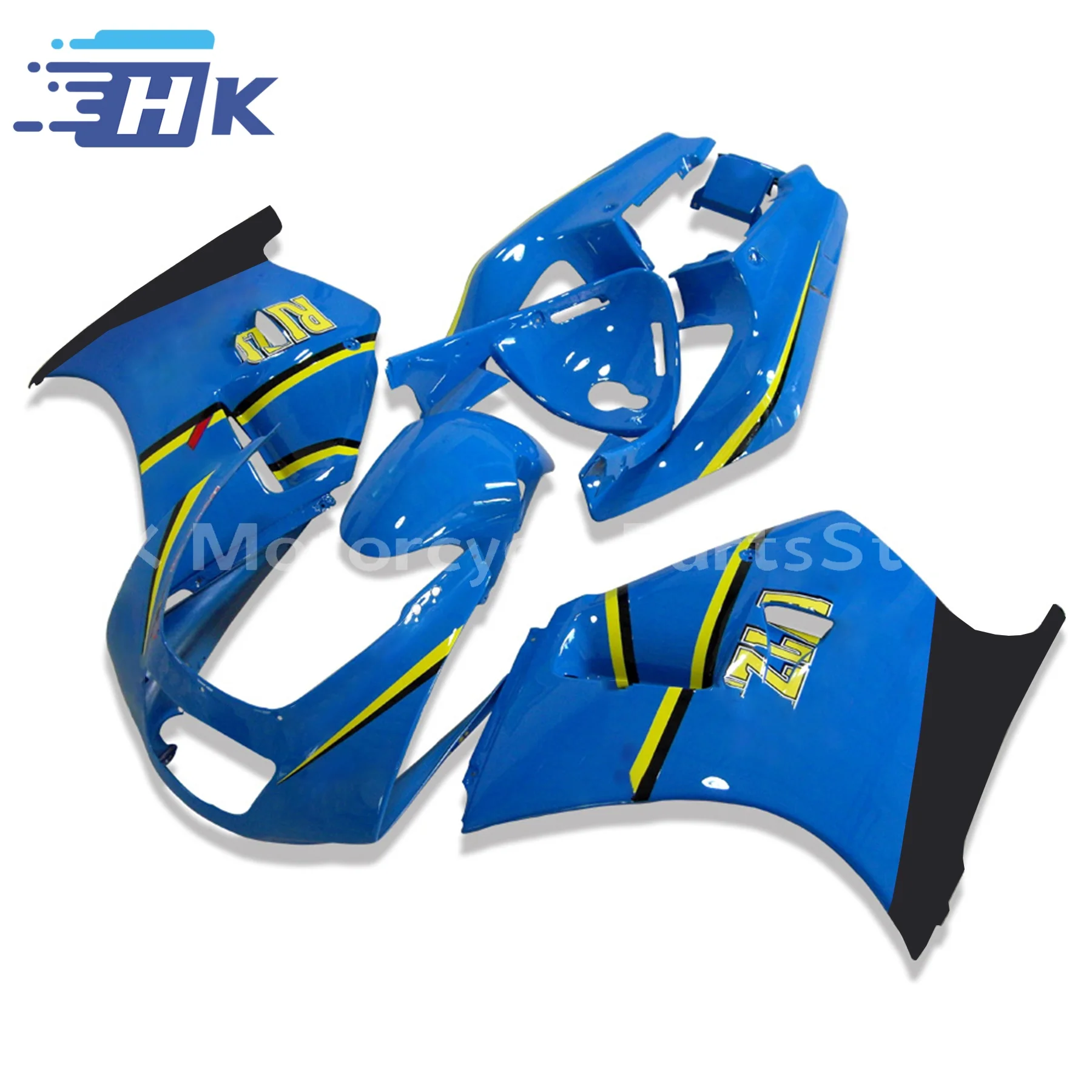 الجسم لسوزوكي SAPC RGVT250 RGV250 VJ22 90 91 92 9No.23 VJ 22 RGV-250 أصفر أزرق RGVT RGV 250 1993 1994 1995 1996 هدية