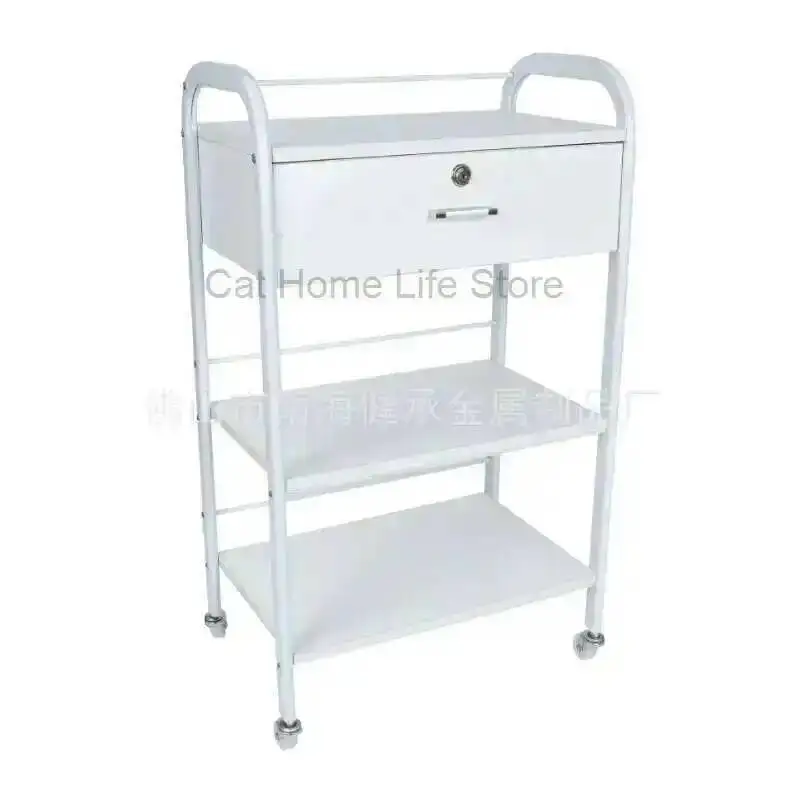 

Spa Wheels Nail Salon Beauty Furniture Trolley Professional Rolling Storage Hair Stations Cleaning Hairdressing Cabinet Clinic