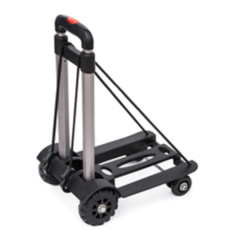 Suitable for Aluminum Alloy Two-wheel Trolley, Folding Portable Trolley Cart, Truck Luggage Cart