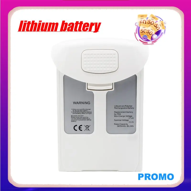 

New 15.2V 5870mAh for DJI Phantom 4 Series Drones Phantom 4 4Pro 4Intelligent Flight Replacement Battery