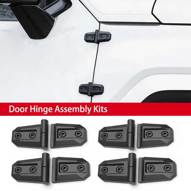 Car Door Hinge Assembly Kits For SUV Pickup Sedan Off-Road Auto Outer Door Hinge Sets Exterior Accessories Universal