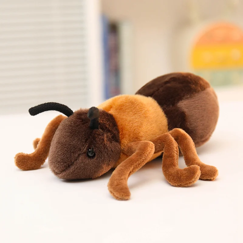 1Pc 18CM Lovely Ant Plush Toys Simulation Ant Plushie Doll Stuffed Soft Animal Toy Room Decoration Kids Birthday Gift