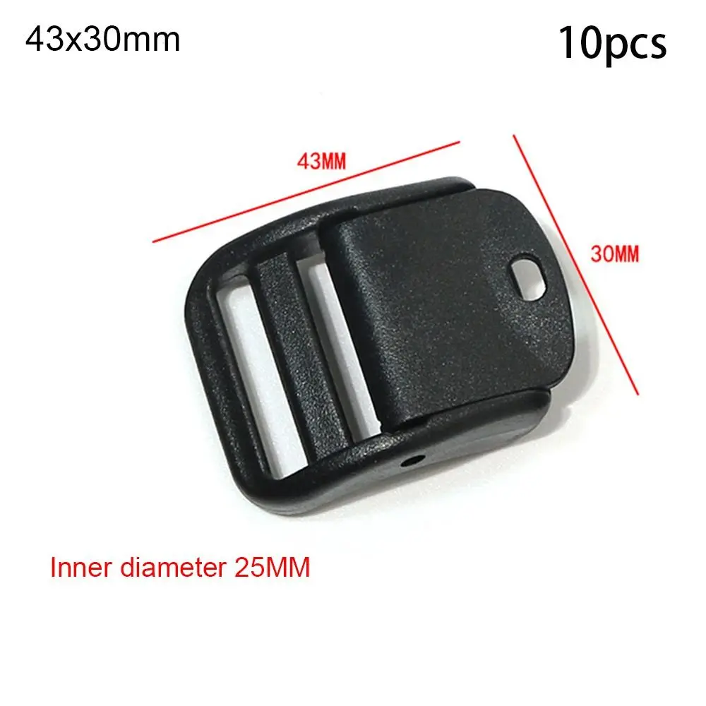 Plastic Accessories Camping Travel Adjustable Slider Fastener Sport Bag Hook Webbing Strap Buckle Backpacking Release Parts