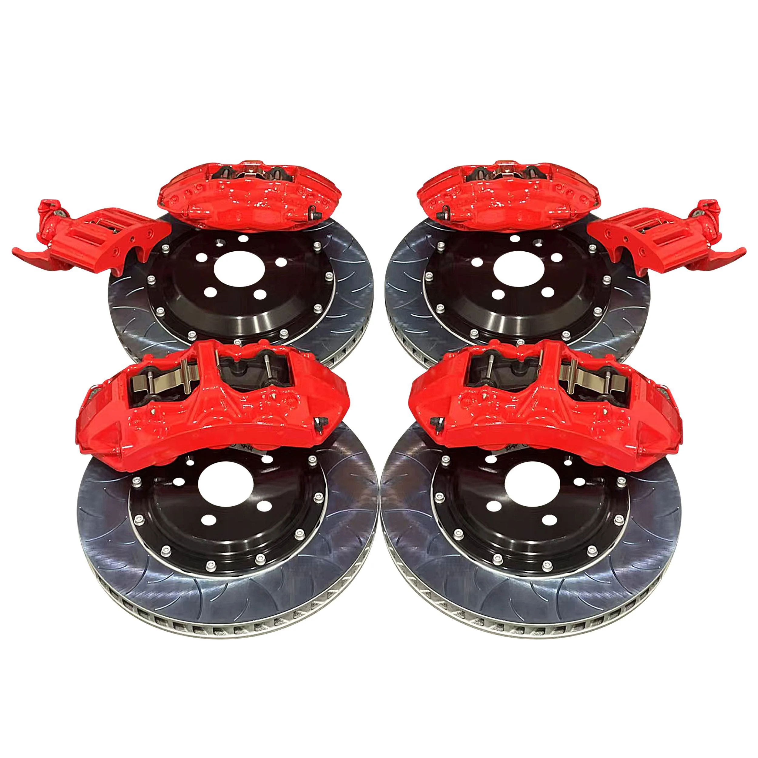 

Red 6 Piston 380mm & 4 Pot 355mm Big Brake Caliper 2-Piece Rotor Disc Brake Kit for audis A5 A6 A7 A8 Nenz AMGS BWM M3 M4 M5