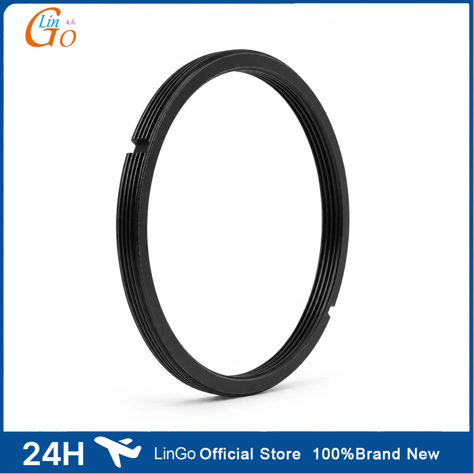LinGo Metal M38x0.75mm to M42*1mm Thread Adapter Step Up Ring Adjustable Lens Converter Ring for Filter Camera Accessories