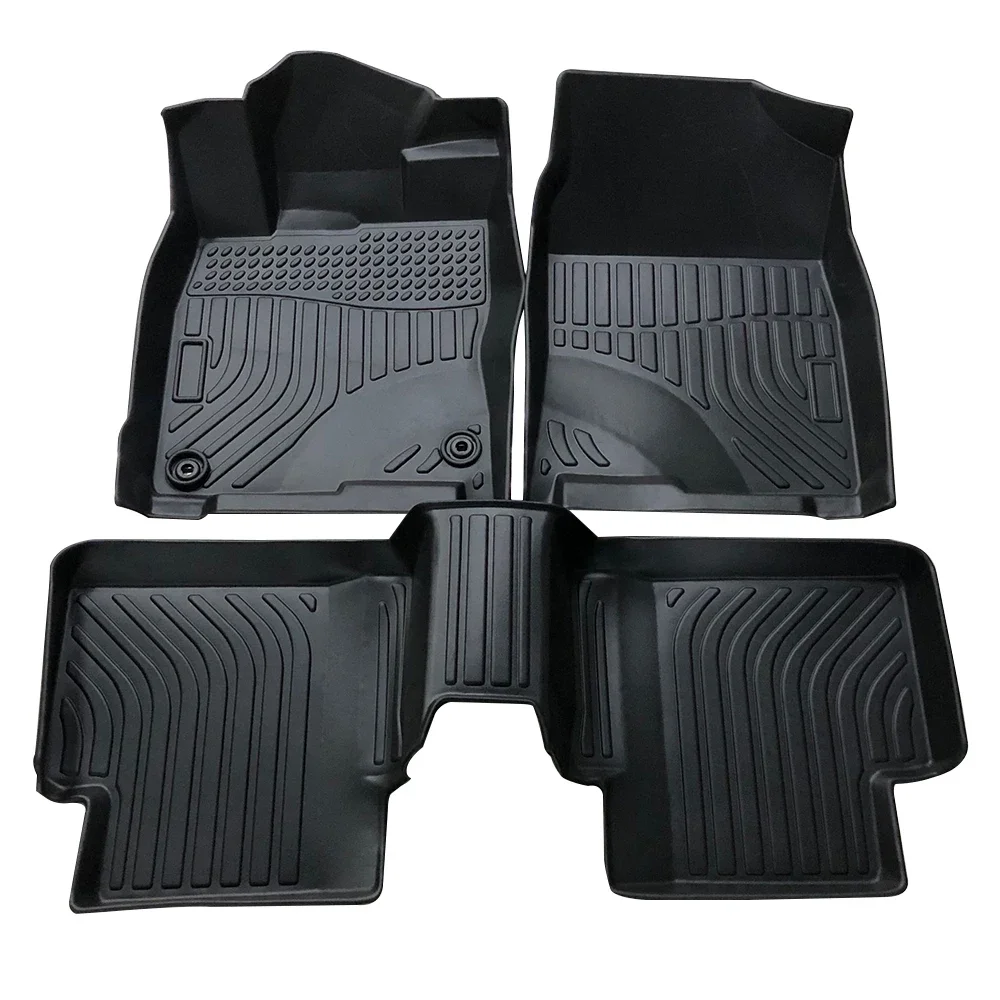 For Volvo XC60 2018-2024 hybrid Rubber Floor Mats Waterproof Non-Slip Fully Surrounded Car Accessories Car Rugs TPE Foot Pad