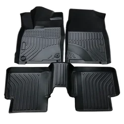 For Volvo XC60 2018-2024 hybrid Rubber Floor Mats Waterproof Non-Slip Fully Surrounded Car Accessories Car Rugs TPE Foot Pad