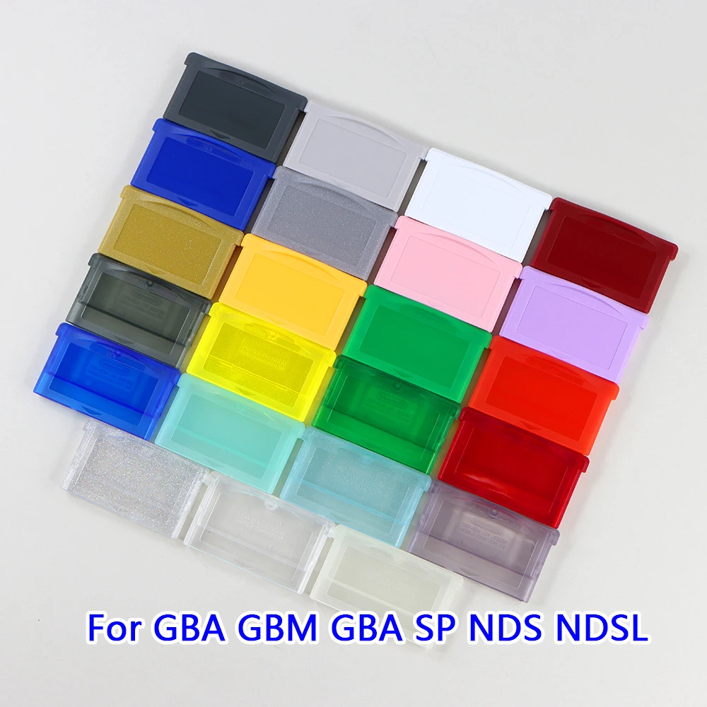 

50PCS For GBA GBM GBA SP NDS Plastic Housing Cover Shell For GameBoy Advance Game Card Cartridge Shell Cover Replacement Part