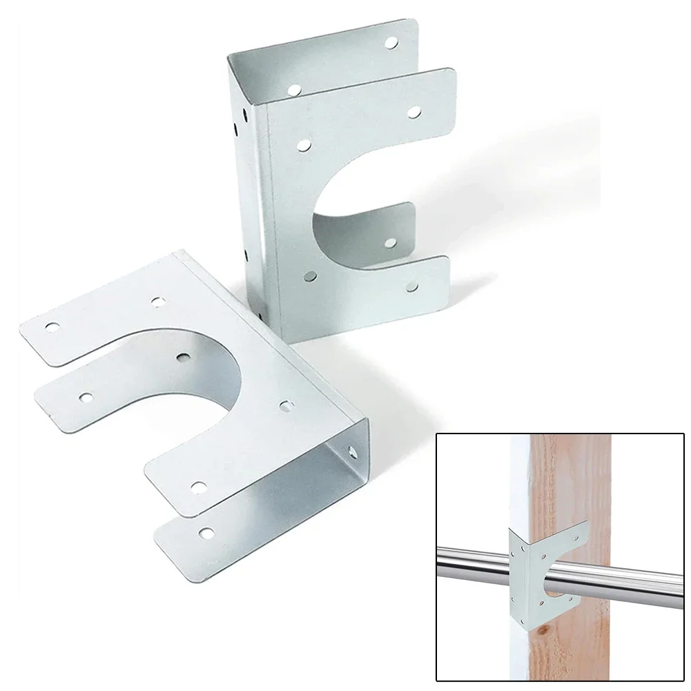 20PCS Metal Stud Shoes For Single Wood Studs For Up To 2-1/2 Inch Pipes Silver For The Front Of Wooden Studs Home Hardware