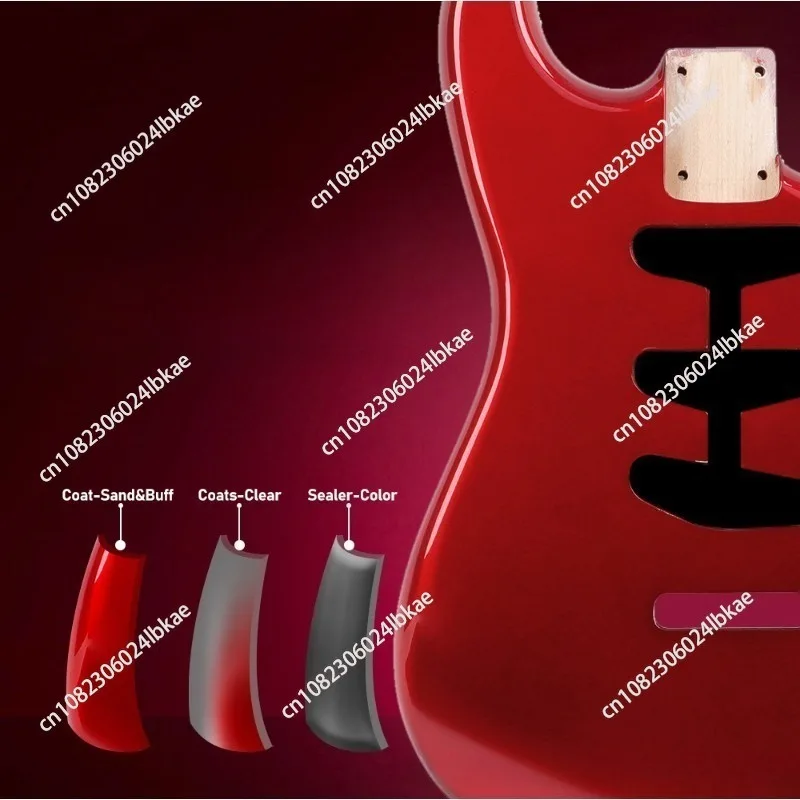 ST3 electric guitar body with shielding paint DIY accessories color ST alder single pickup BT-04 body 1 piece