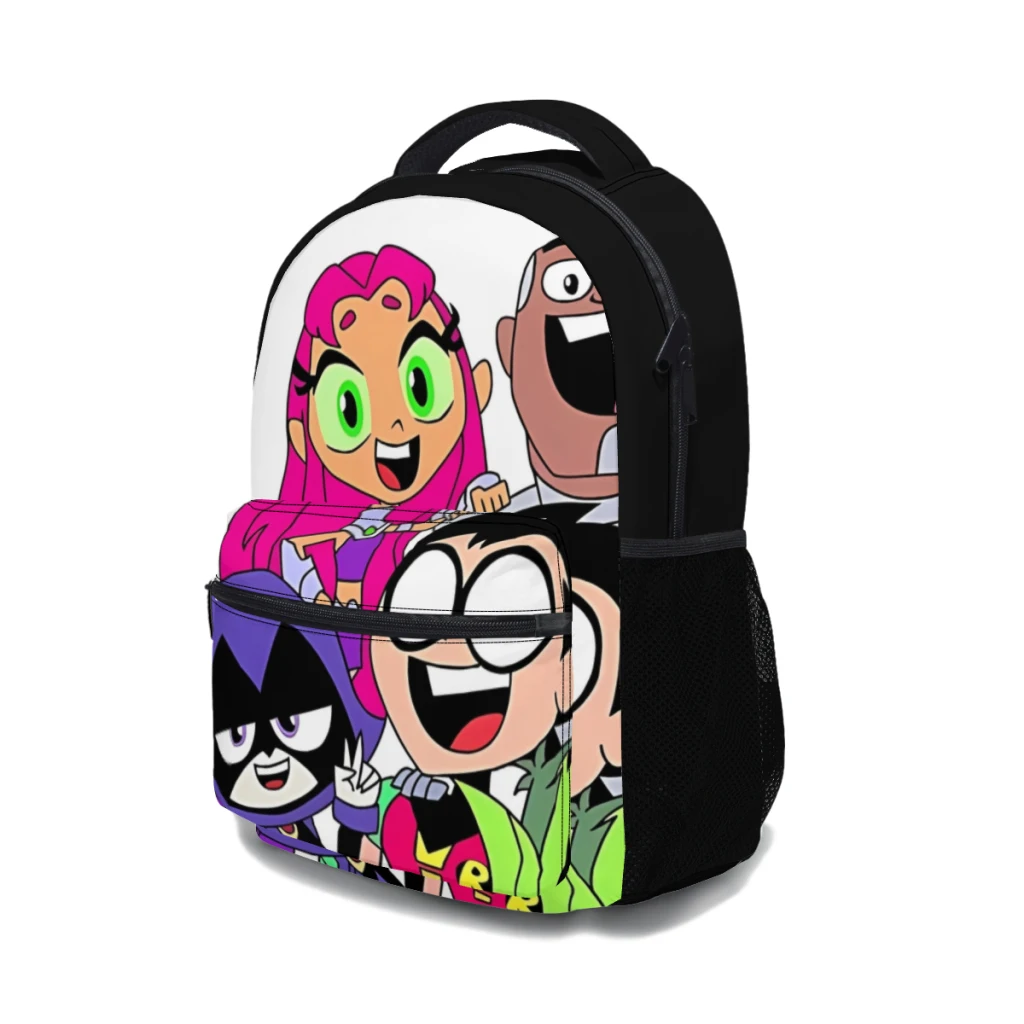 teen titans picture Versatile Backpack Large Capacity Waterproof Backpack Washable Computer Bag Unisex