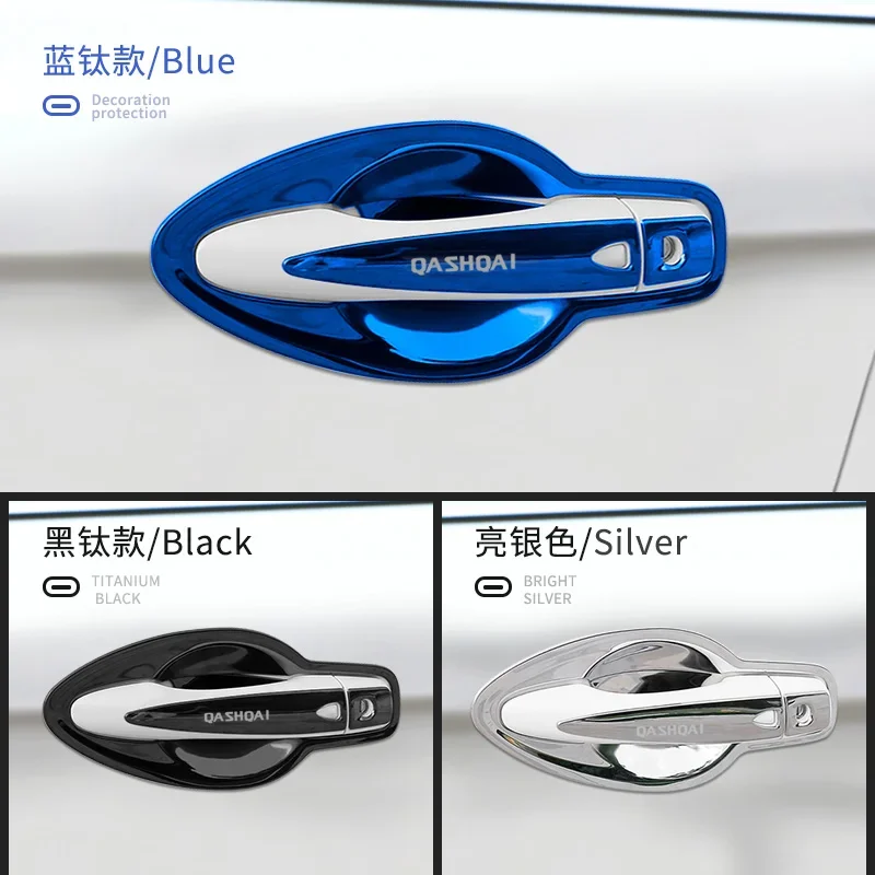 

Stainless steel Chrome Door Handle Cover Trim FOR NISSAN QASHQAI J11 2014-2022 Car styling