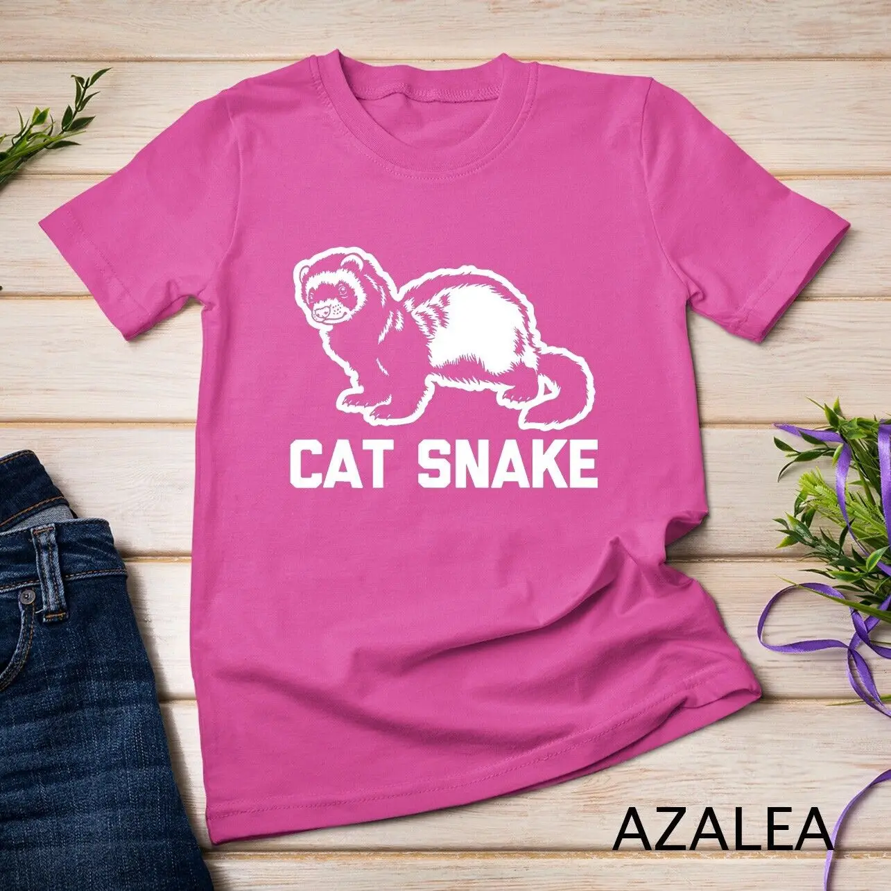 Funny Ferret Shirt Cat Snake T-Shirt funny saying animal Unisex T-shirt