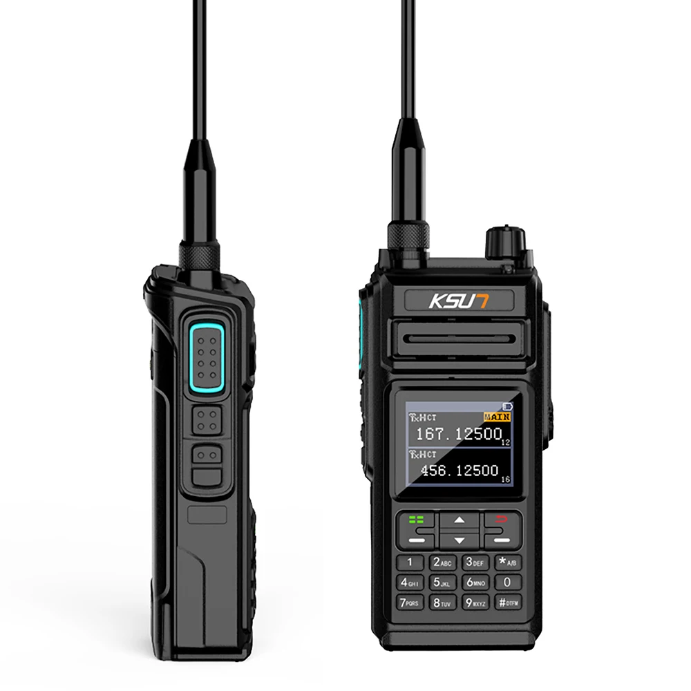 KSUN DM20UV DTMF DMR IP68 กันน้ํา Walkie-talkie VHF UHF Dual Band Dual สล็อตเข้ารหัส Ptt วิทยุดิจิตอล