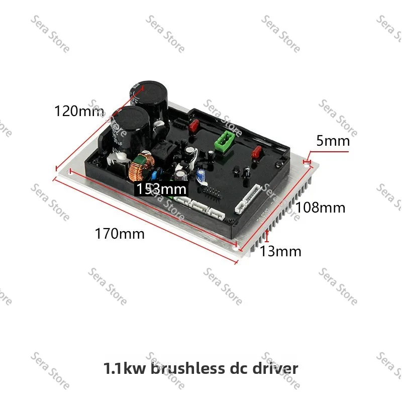 750W 1100W 1500W Brushless DC Motor Control Board For Lathe Milling Machine Power Supply Driver PCB