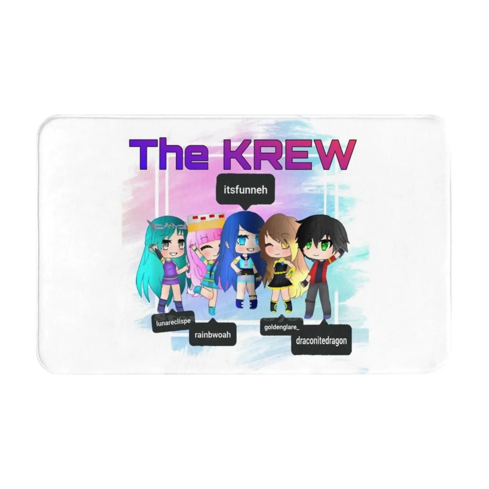 The Krew Soft House Family Anti-Slip Mat Rug Carpet Bloxburg Your Tuber Bee Swarm Simulator Itsfunneh Youtube Famous Fashion