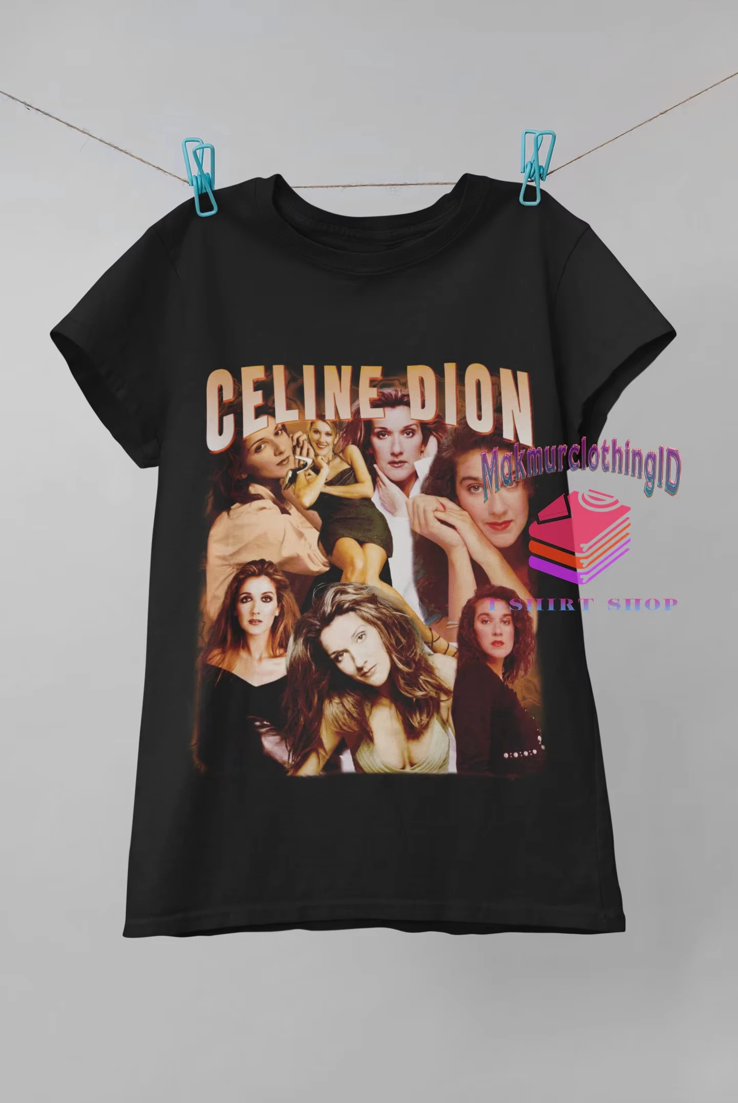 2026  new  90s Vintage Portrait Poster Graphic T-Shirt, Gradient Art Text Casual Short Sleeve Tee