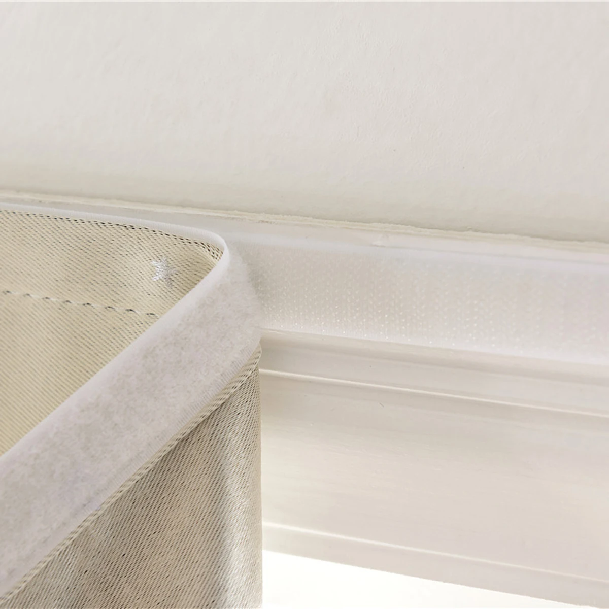 

1 pc Blackout Curtain No Punch Needed Silver Star Decor Thickened Sun Blocking Window Drape For Home Bedroom Kids Room 60X150Cm