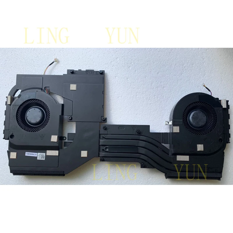 Z  New  for  ALIENWARE Area 51M R2 ALW51M P38E002 CPU Cooler Fan With Heatsink 0XXG6C