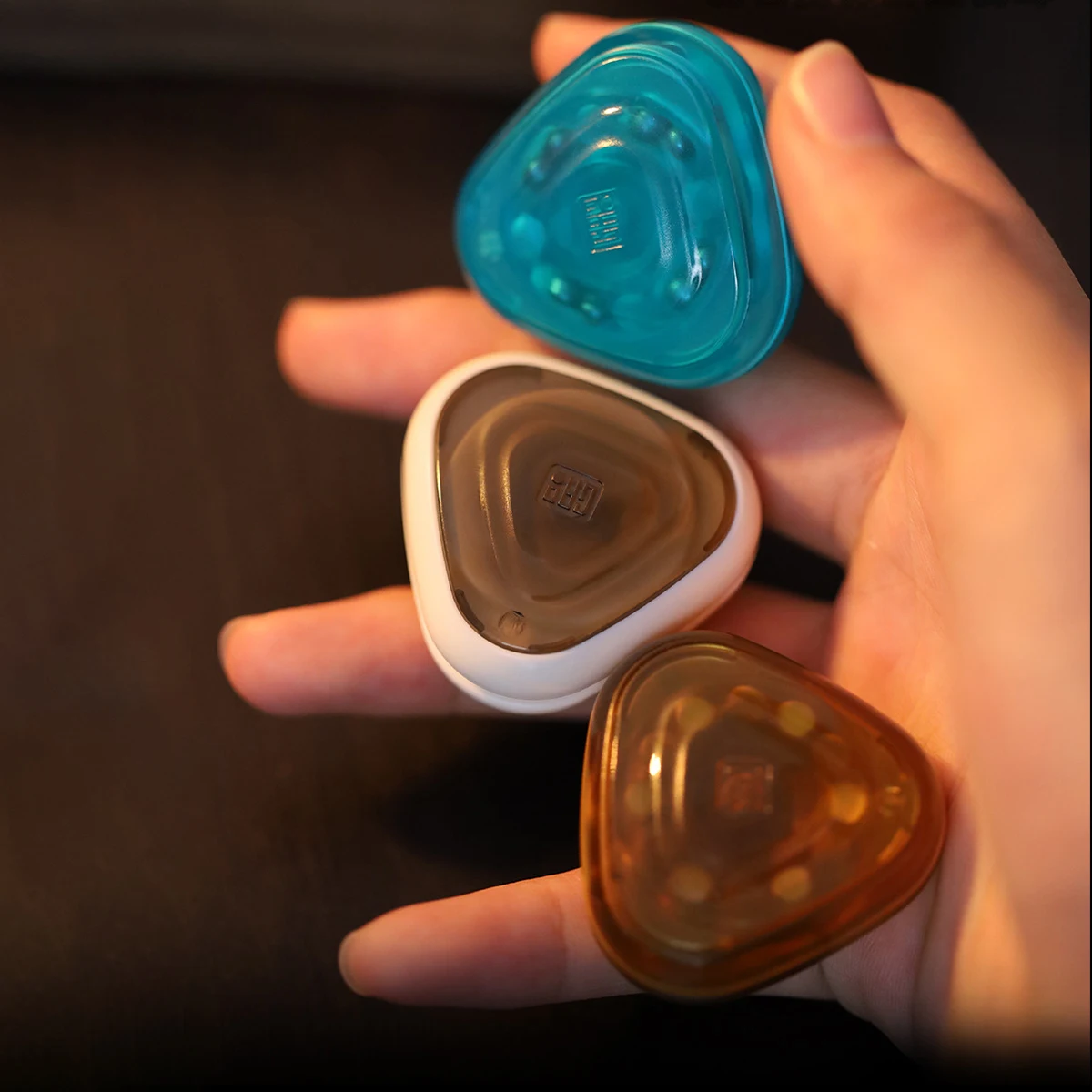 GAO Magnetic Push Coin Rice Fidget Push Slider Plate Haptic Coin EDC Relieve Stress-relief Toy Sensory Fidget ADHD Focus Tool