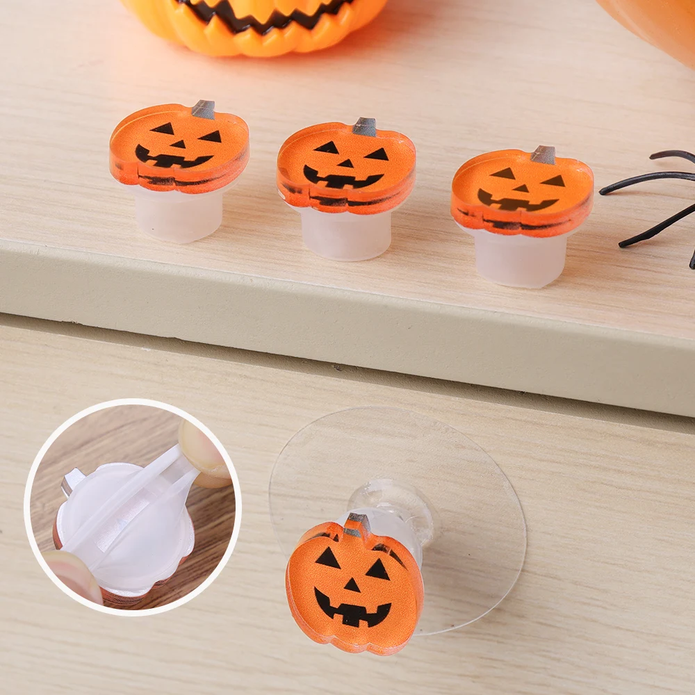 Halloween Silicone Pumpkin Door Handle Universal Cabinet Safety Door Handle Covers Drawer Door Handle Holiday Party Decor