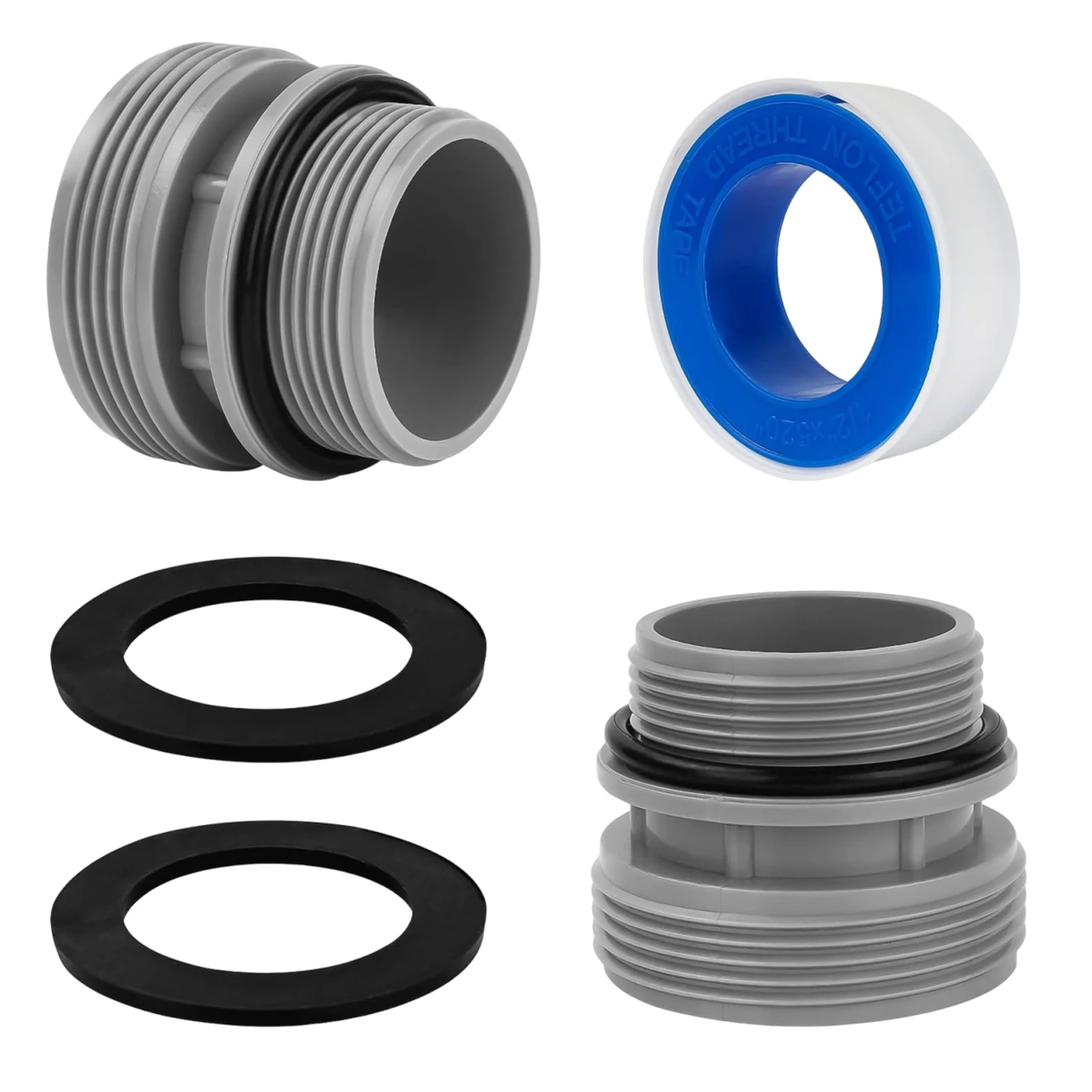 Compatible for Intex 4560 40mm To 1.5 Inch Converter Kit Rust Proof Pools Pumps Short Adapter Pools Filter Pumps Piping Parts