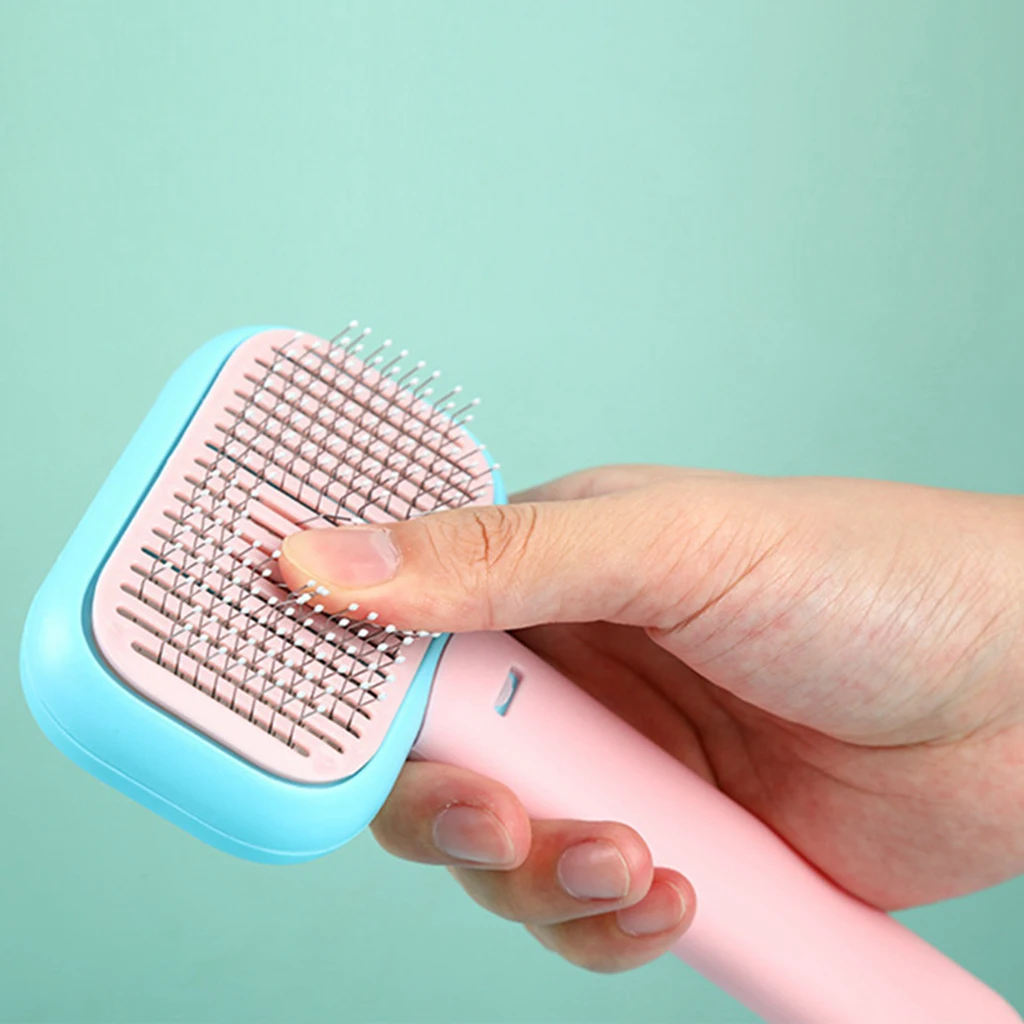 Pet Grooming Pet Hair Remover Brush Cat And Dogs Hair Comb Removes Comb Short Massager Goods Cats Dog Brush Accessories Supplies